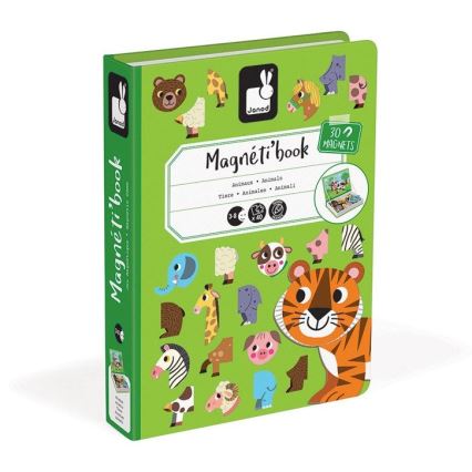 Janod - Juego magnético interactivo MAGNETIBOOK animales