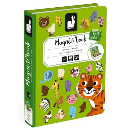 Janod - Juego magnético interactivo MAGNETIBOOK animales