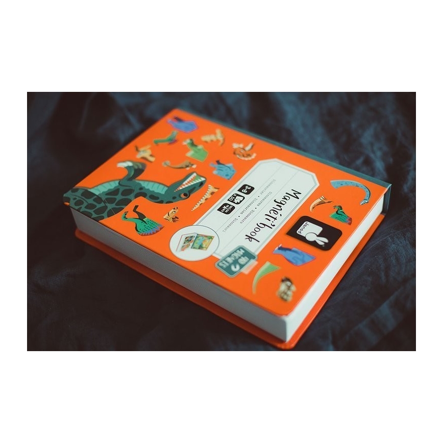 Janod - Juego magnético interactivo MAGNETIBOOK dinosaurios