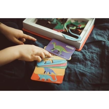 Janod - Juego magnético interactivo MAGNETIBOOK dinosaurios