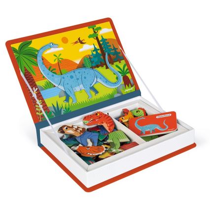 Janod - Juego magnético interactivo MAGNETIBOOK dinosaurios