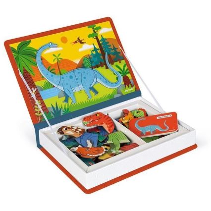 Janod - Juego magnético interactivo MAGNETIBOOK dinosaurios