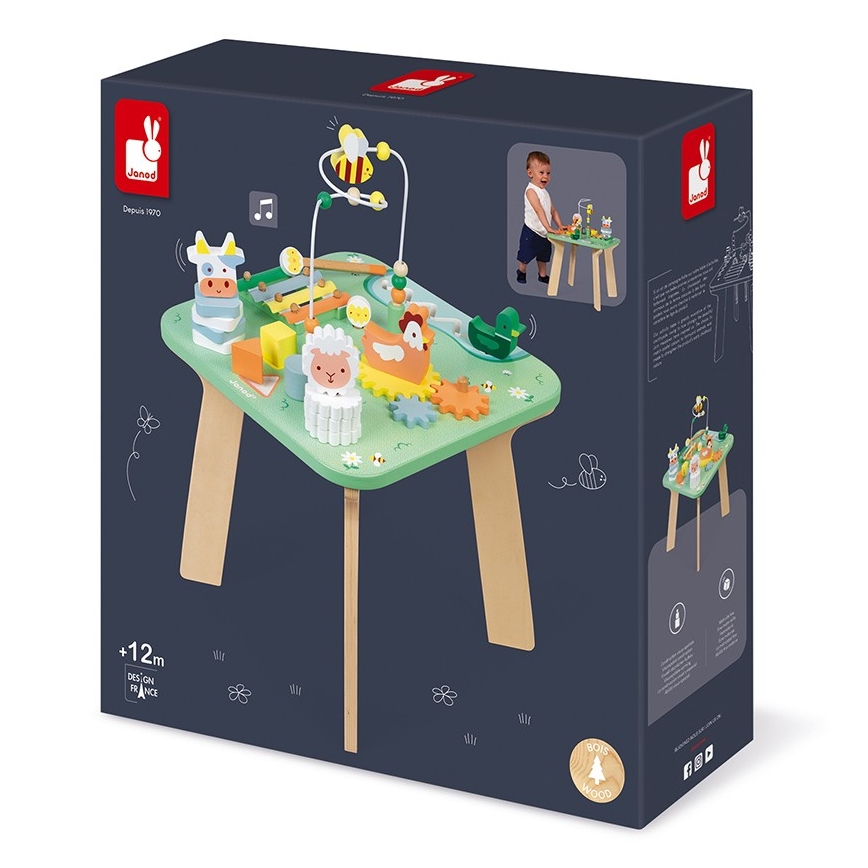 Janod - Pradera de mesa interactiva para niños