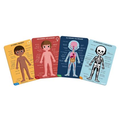 Janod - Puzzle educativo infantil 225 piezas cuerpo humano