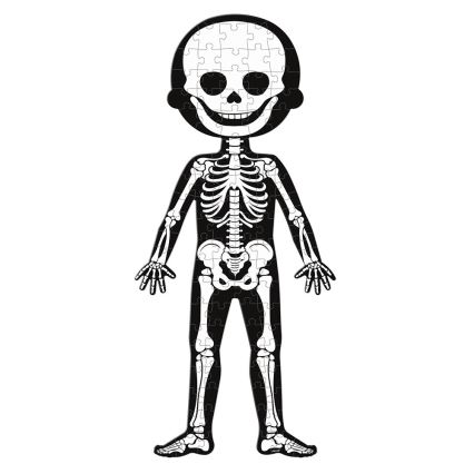 Janod - Puzzle educativo infantil 225 piezas cuerpo humano