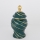 Jarrón de ceramica 30x17 cm dorado/verde