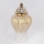 Jarrón de ceramica 35x18,5 cm dorado/blanco