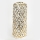 Jarrón de ceramica 37x15 cm dorado/blanco
