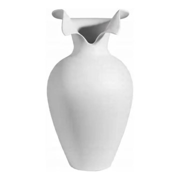 Jarrón de cerámica 41,5x23 cm blanco