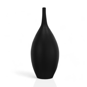 Jarrón de cerámica 47 cm negro