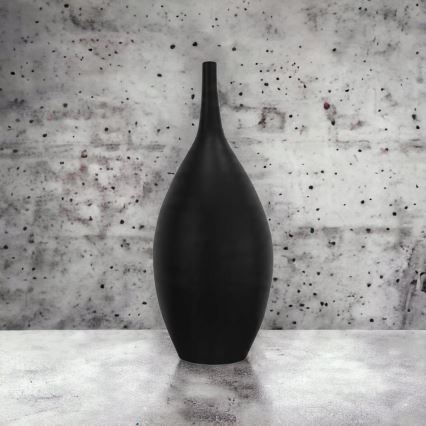 Jarrón de cerámica 47 cm negro