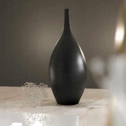 Jarrón de cerámica 47 cm negro