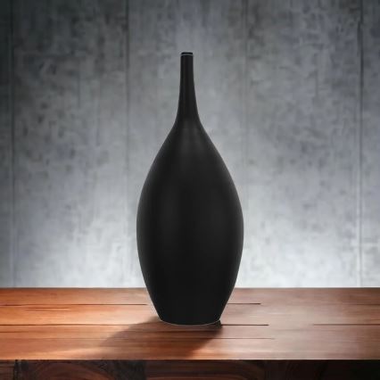 Jarrón de cerámica 47 cm negro