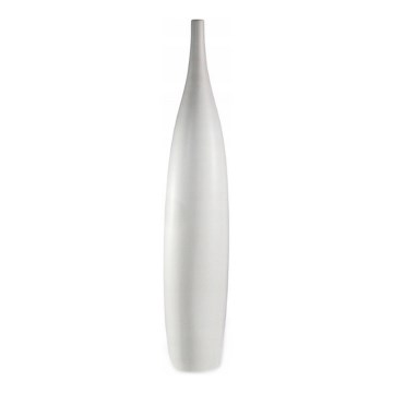 Jarrón de cerámica blanco de 70 cm
