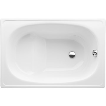 JIKA H2340000000001 - Bañera con asiento RIGA 105x70 acero/blanco