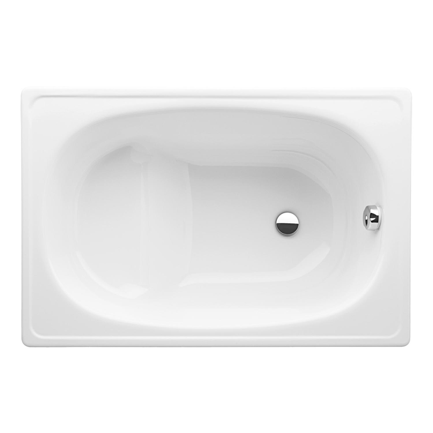 JIKA H2340000000001 - Bañera con asiento RIGA 105x70 acero/blanco