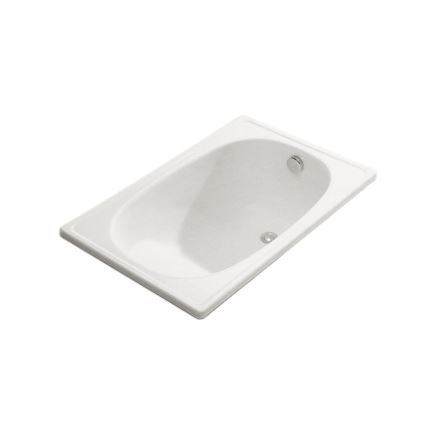 JIKA H2340000000001 - Bañera con asiento RIGA 105x70 acero/blanco