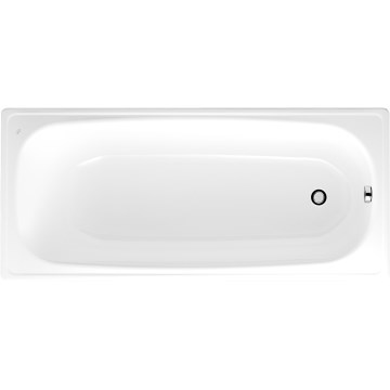 JIKA H2340200000001 - Bañera RIGA 120 x 70 cm, acero/blanco