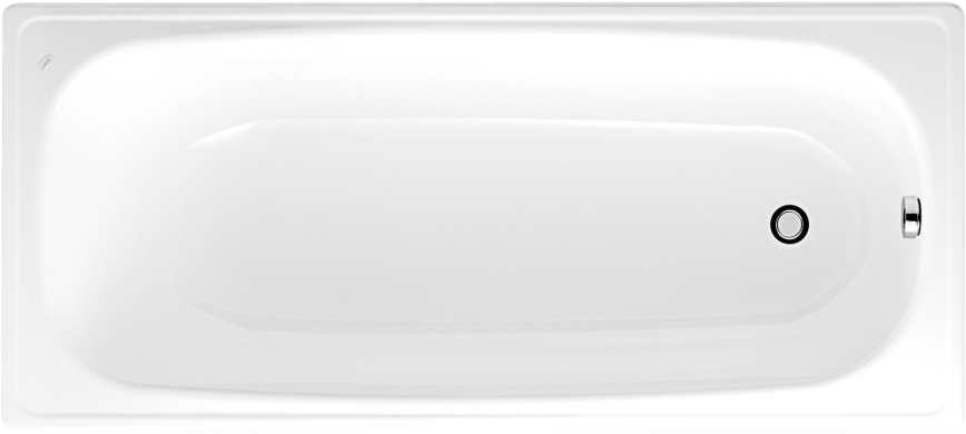 JIKA H2340600000001 - Bañera RIGA 160x70 acero/blanco