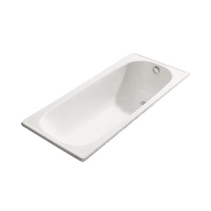 JIKA H2340600000001 - Bañera RIGA 160x70 acero/blanco