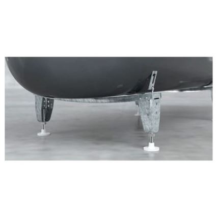 JIKA H2940120000001 - Patas para bañera ALMA/TANZA/RIGA en acero inoxidable