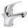JIKA H3111N10041111 - Grifo de lavabo + desagüe con rebosadero TALAS 12,3 cm cromo brillante