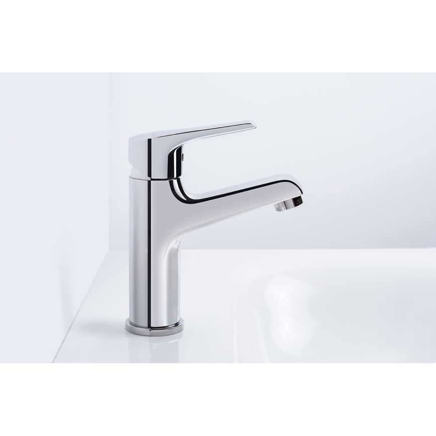 JIKA H3111W10041101 - Grifo de lavabo CUBE 17,9 cm cromo brillante