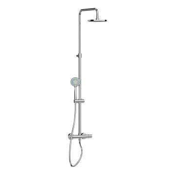 JIKA H3337170045711 - Juego de ducha con grifo termostático MIO cromo brillante