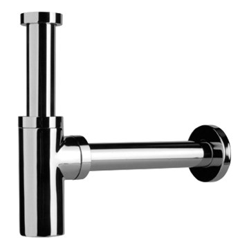 JIKA H3747100040001 - Sifón redondo para lavabo MIO cromo brillante