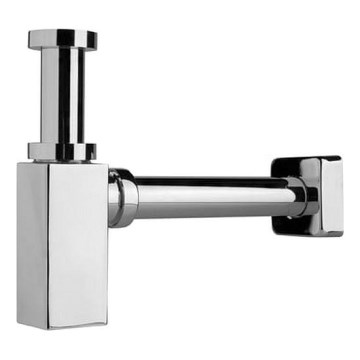 JIKA H3747300040001 - Sifón angular para fregadero CUBITO cromo brillante