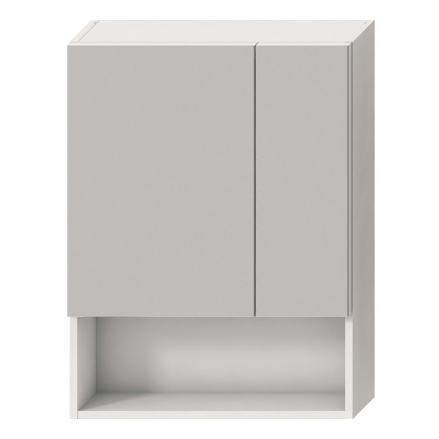 JIKA H4532410383041 - Armario con espejo con estante LYRA 80x60 cm blanco