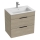 JIKA H4536021765141 - Mueble de baño con un lavabo CUBE 60,7x65 cm ceniza