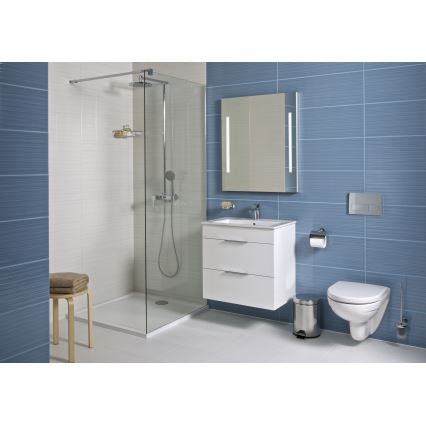 JIKA H4537621763001 - Mueble de baño con lavabo CUBE de 80 cm blanco