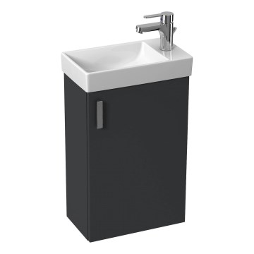 JIKA H45J5111753011 - Mueble de baño con un lavabo PETIT 58,5x38,6 cm gris