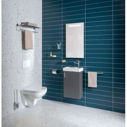 JIKA H45J5111753011 - Mueble de baño con un lavabo PETIT 58,5x38,6 cm gris
