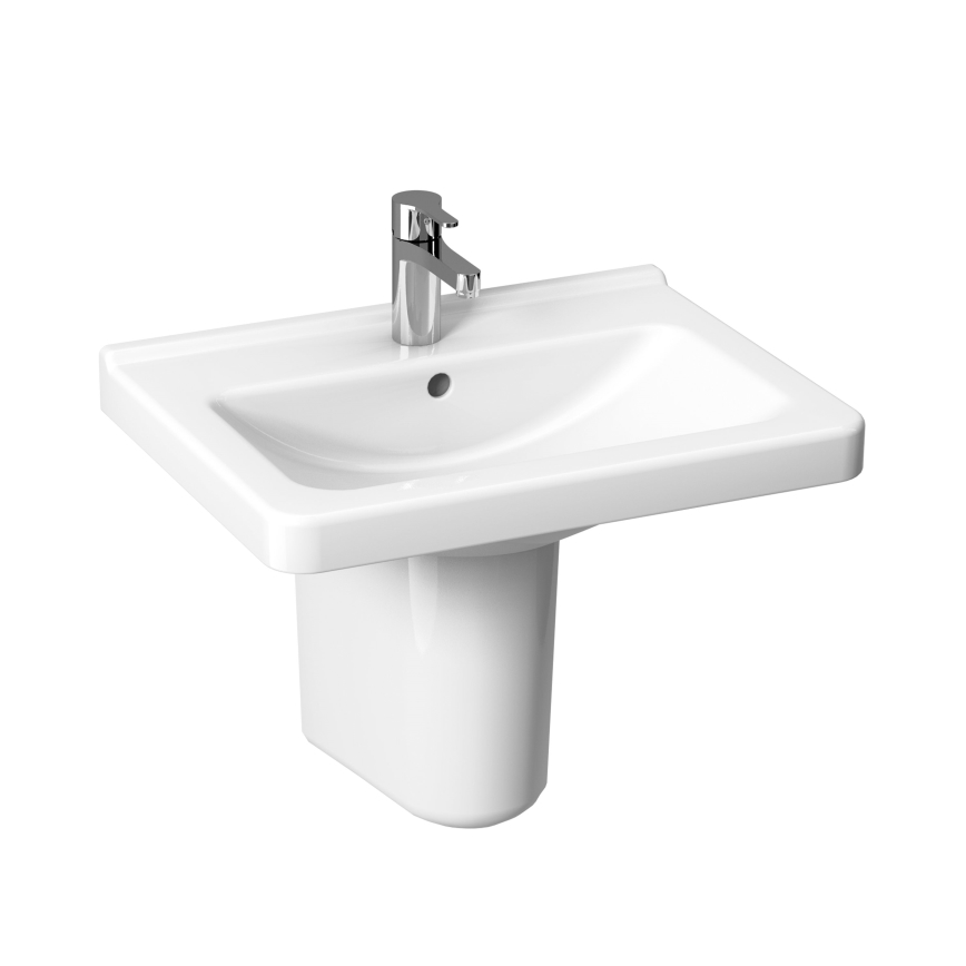 JIKA H8104240001041 - Lavabo suspendido CUBITO 65x48,5 cm cerámica/blanco