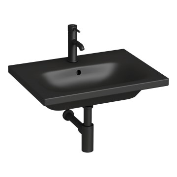 JIKA H8127137161041 - Lavabo suspendido MIO 60x45 cm cerámica/mate negro