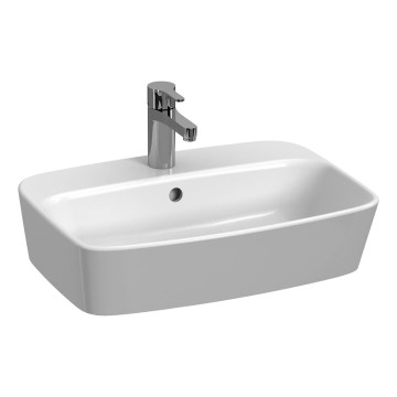 JIKA H8183827571041 - Lavabo sobre encimera LYRA 55x40 cm cerámica/blanco mate