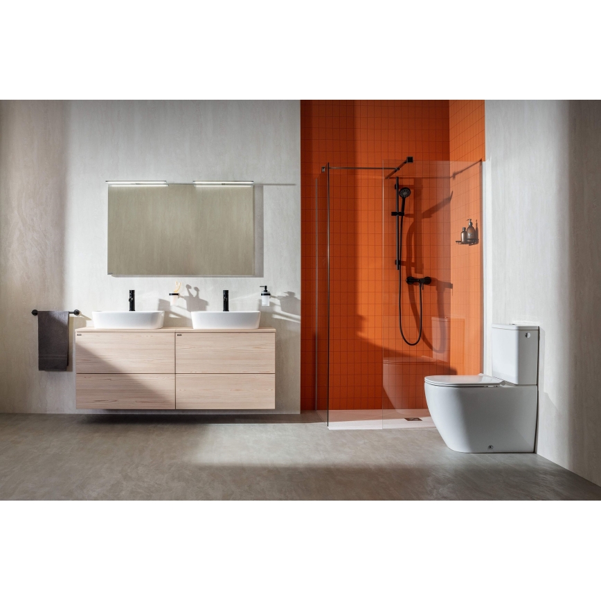 JIKA H8183827571041 - Lavabo sobre encimera LYRA 55x40 cm cerámica/blanco mate