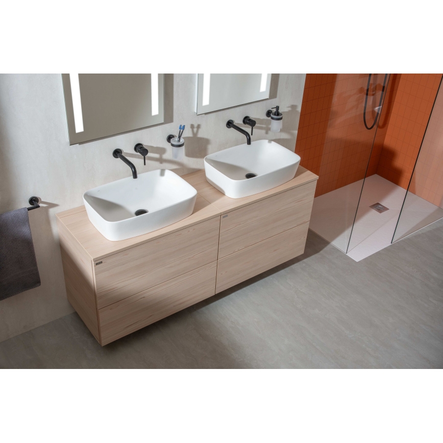 JIKA H8183827571041 - Lavabo sobre encimera LYRA 55x40 cm cerámica/blanco mate