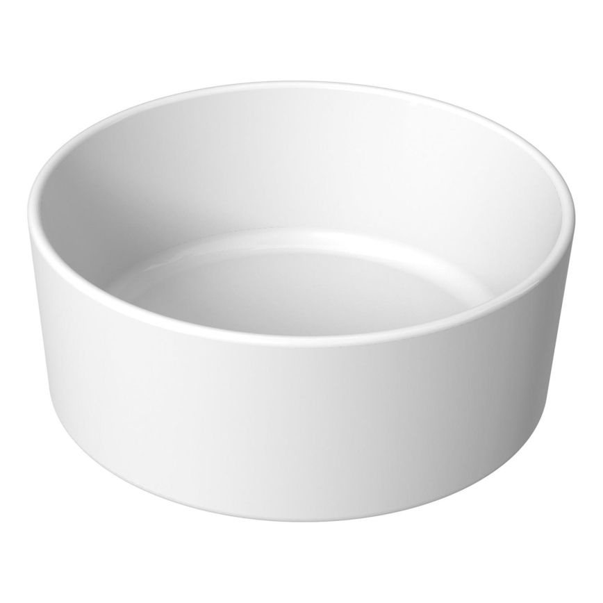 JIKA H8184200001121 - Lavabo sobre encimera CUBITO diá. 40 cm cerámica/blanco