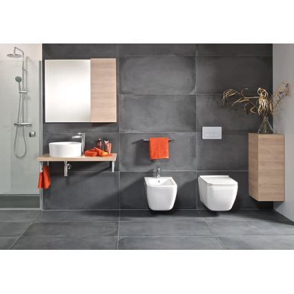 JIKA H8184200001121 - Lavabo sobre encimera CUBITO diá. 40 cm cerámica/blanco