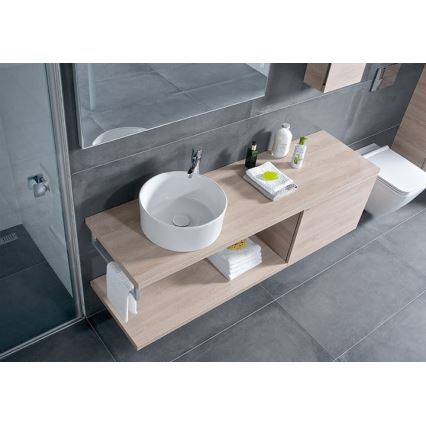 JIKA H8184200001121 - Lavabo sobre encimera CUBITO diá. 40 cm cerámica/blanco