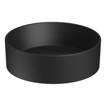 JIKA H8184207161121 - Lavabo sobre encimera CUBITO diá. 40 cm cerámica/negro mate