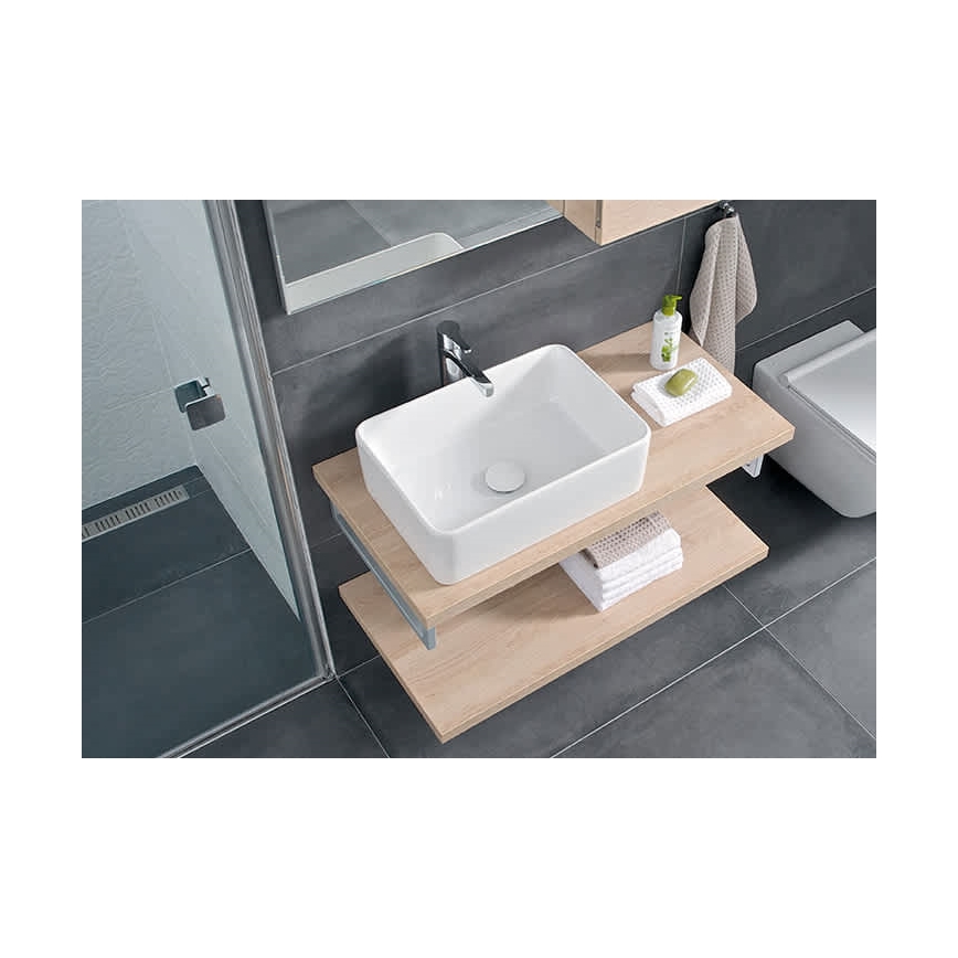 JIKA H8184230001121 - Lavabo sobre encimera CUBITO 50x35 cm cerámica/blanco