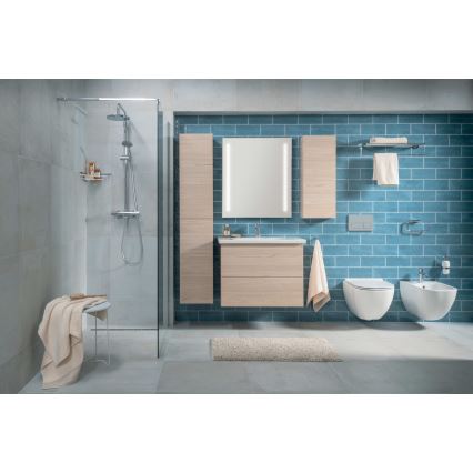JIKA H8207140000001 - Sifón con tuerca de unión y codo angular MIO cerámica/blanco