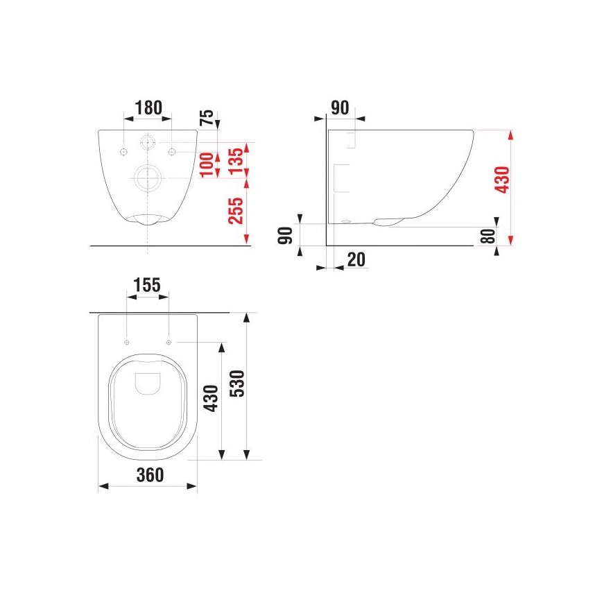 JIKA H8207140000001 - Sifón con tuerca de unión y codo angular MIO cerámica/blanco