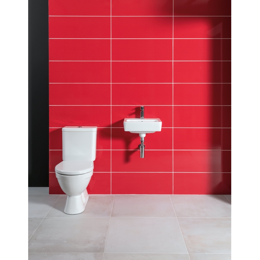 JIKA H8263870002413 - Inodoro compacto LYRA, cerámica/blanco