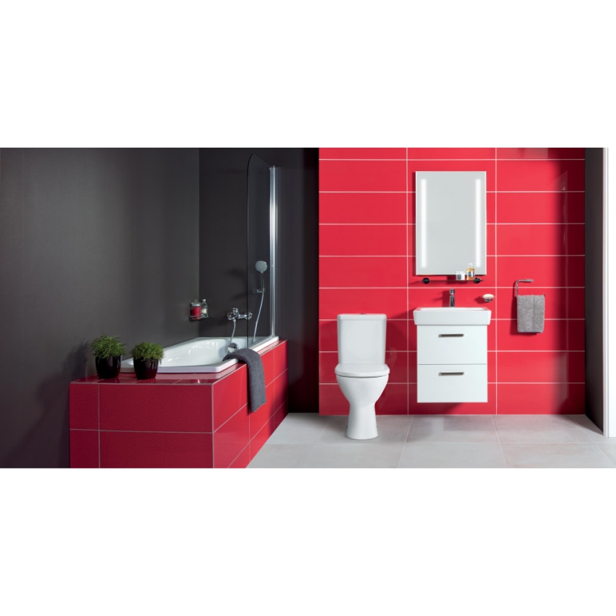 JIKA H8273860002801 - Inodoro de tanque bajo LYRA cerámica/blanco