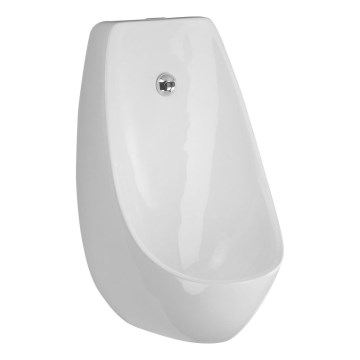 JIKA H8411010000001 - Urinario DOMINO con entrada trasera y desagüe trasero, cerámica/blanco